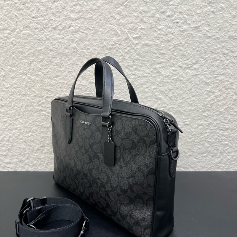 98新COACH蔻馳Graham 39 經典老花 公文包-3