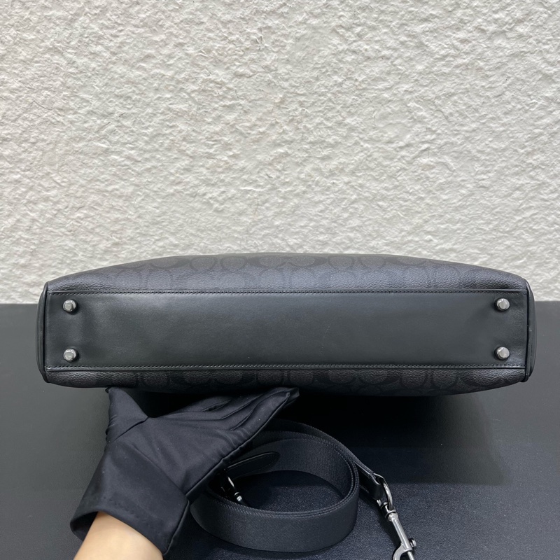 98新COACH蔻馳Graham 39 經典老花 公文包-4