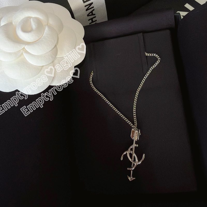 Chanel 銀色項鏈💘26S最新款設計師/全新品-3