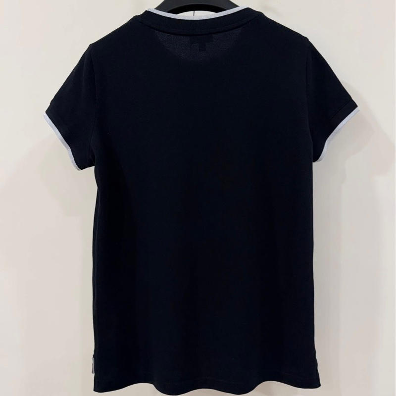 KENZO虎頭刺繡口袋滾邊上衣 黑色-3