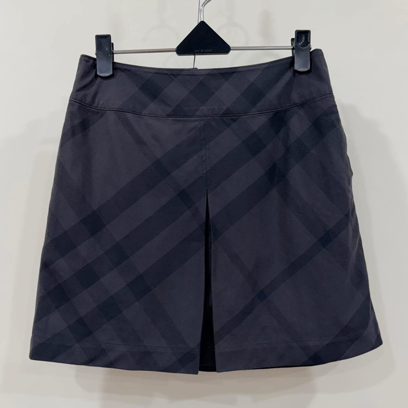 BURBERRY GOLF 格紋扣環口袋短裙-1