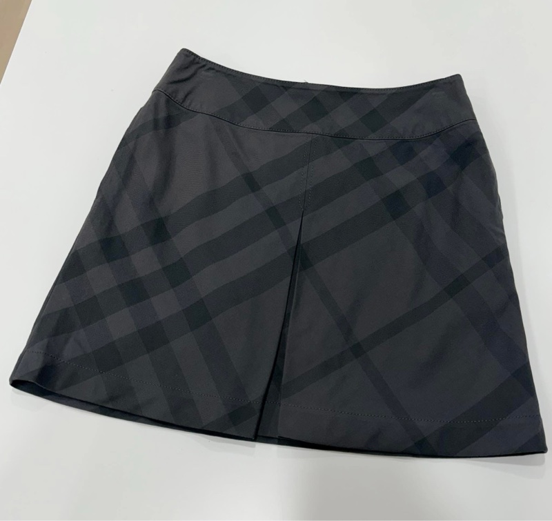 BURBERRY GOLF 格紋扣環口袋短裙-4