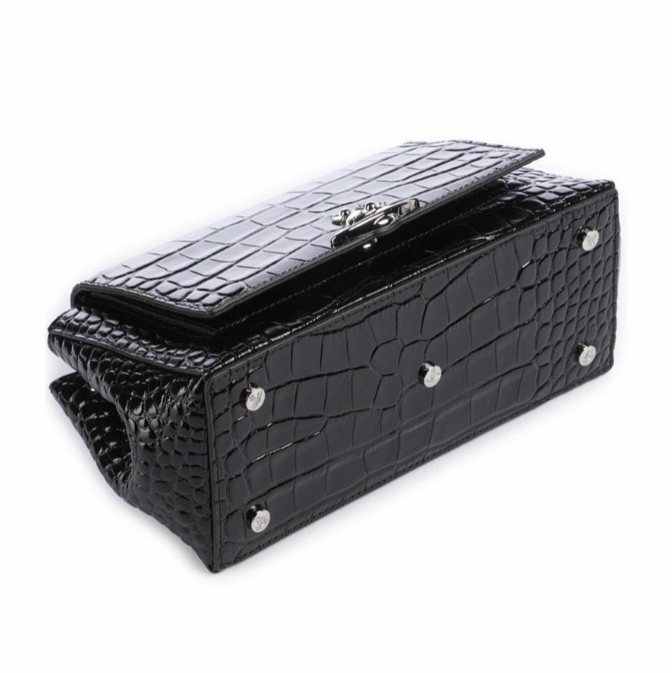 Vivienne Westwood 女士 Hazel 壓紋鰐魚紋中號單肩包均碼碼-2