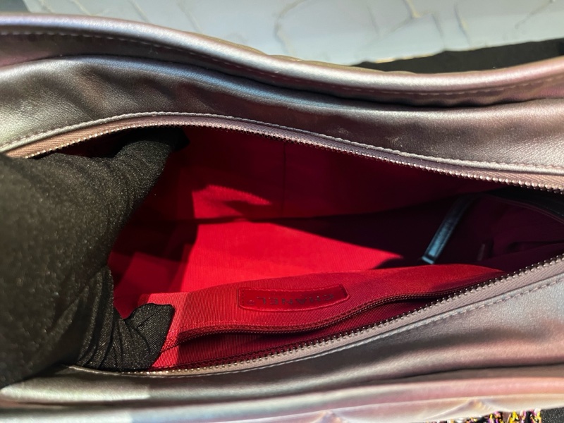 【96新 ✨ 全網最低價!】 Chanel香奈兒 限量款 人魚🧜🏻♀️ 紫色幻彩 流浪包 中號 牛皮(下單前先詢問庫存❗️)-8