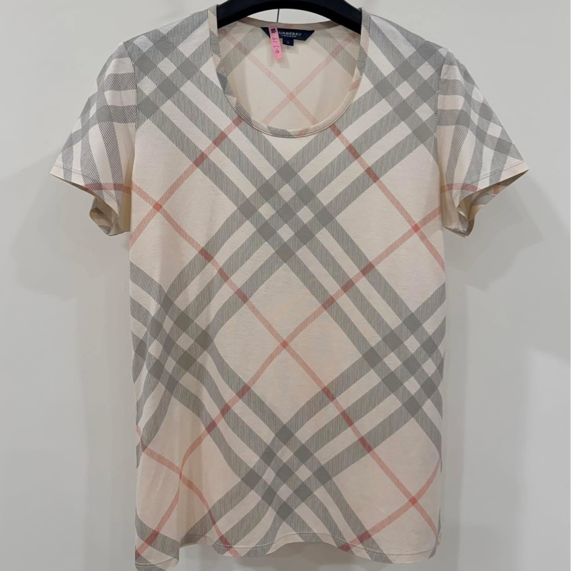 BURBERRY 倫敦 格紋短袖上衣-2