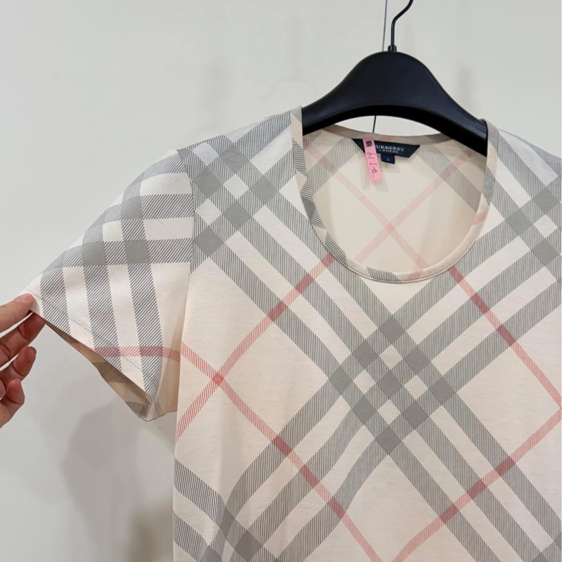 BURBERRY 倫敦 格紋短袖上衣-4