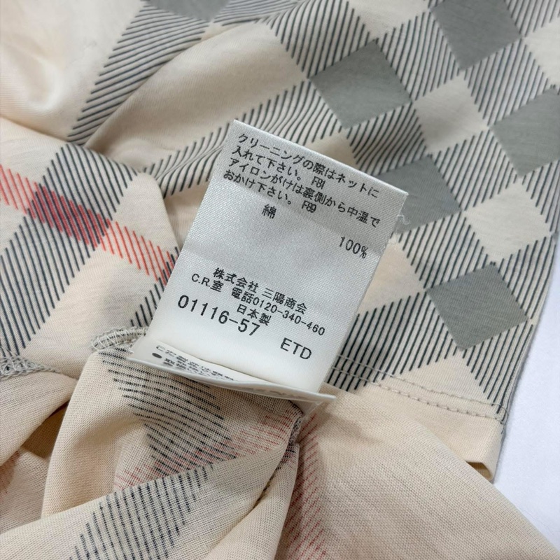BURBERRY 倫敦 格紋短袖上衣-9