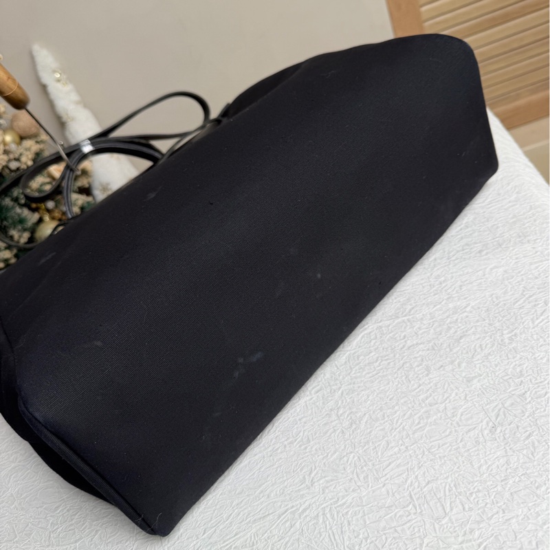 【91新 ✨ 全網最低價！】 中古 HERMES愛馬仕 黑色帆布拼皮Herbag手提 單肩 斜挎包（下單前先詢問庫存❗️❗️）-5