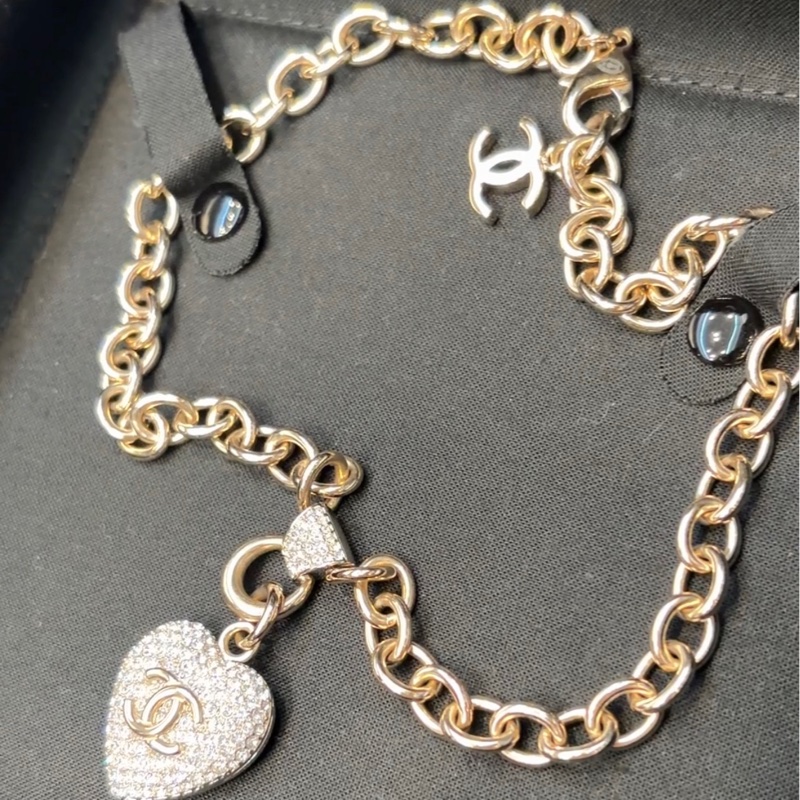 Chanel 滿鑽項鍊-3