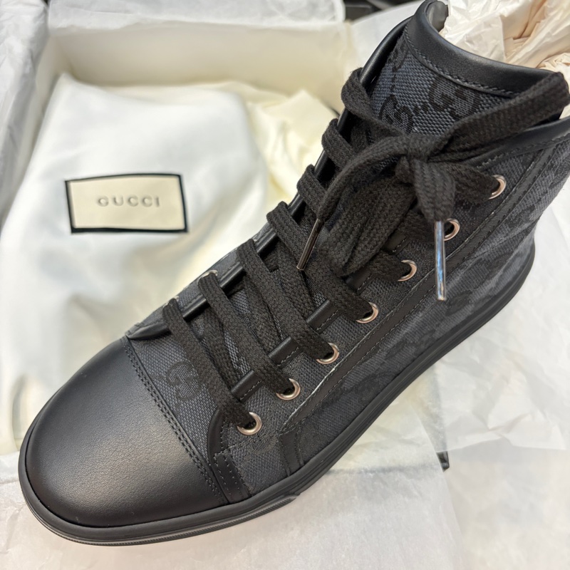 Gucci老花帆布鞋 黑色-2