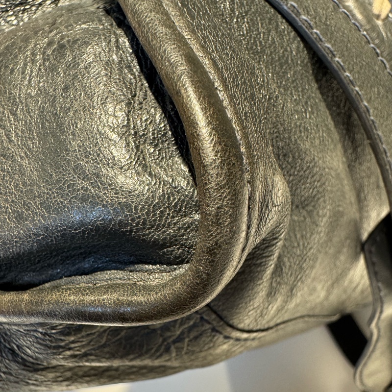 Balenciaga Classic City bag 鐵灰色機車包-9