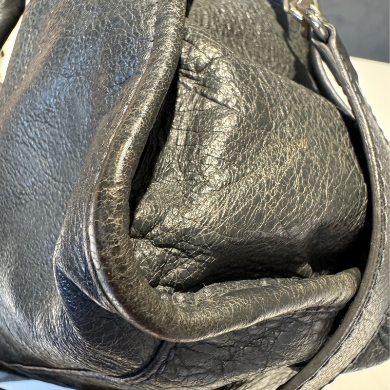 Balenciaga Classic City bag 鐵灰色機車包-10