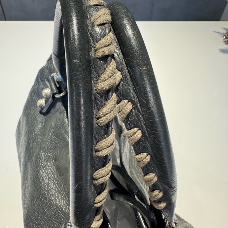 Balenciaga Classic City bag 鐵灰色機車包-17