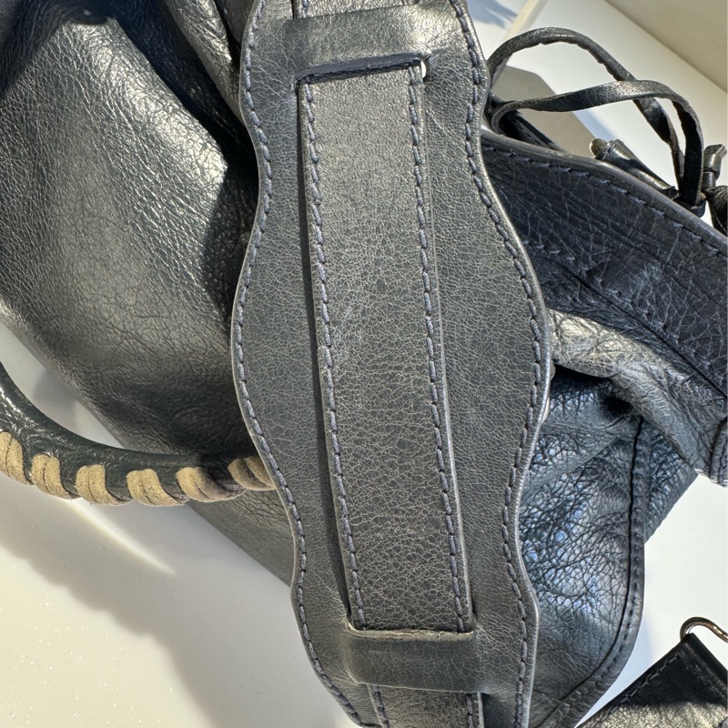 Balenciaga Classic City bag 鐵灰色機車包-19