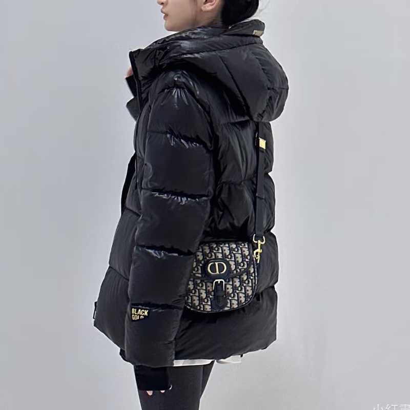 🌷DIOR迪奧經典老花帆布刺繡bobby 波比小號馬鞍包單肩斜挎包-28