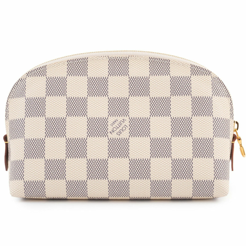 Louis Vuitton 手袋 Pochette Tick N60024 Damier Azur 帆布-2