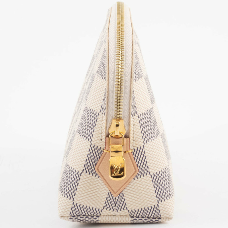 Louis Vuitton 手袋 Pochette Tick N60024 Damier Azur 帆布-3