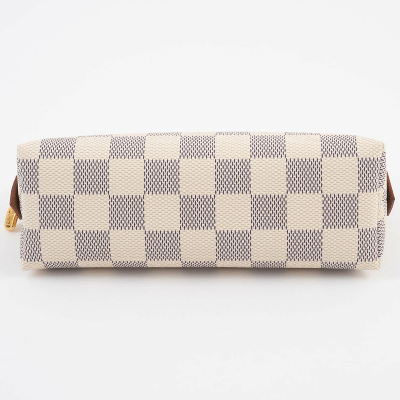 Louis Vuitton 手袋 Pochette Tick N60024 Damier Azur 帆布-6