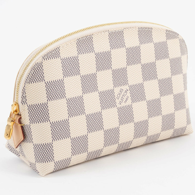 Louis Vuitton 手袋 Pochette Tick N60024 Damier Azur 帆布-7