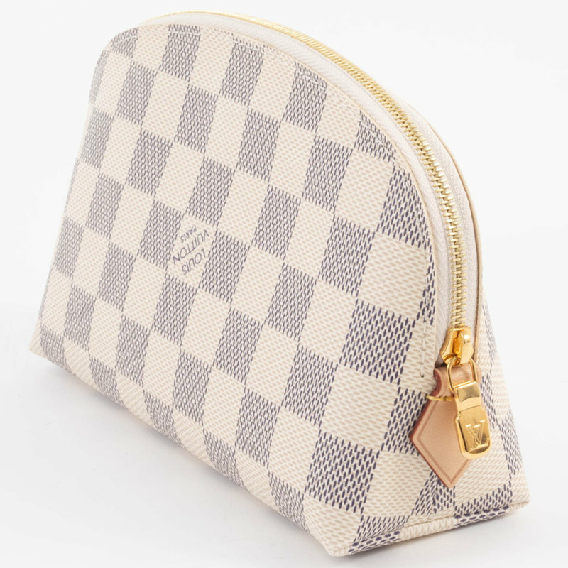 Louis Vuitton 手袋 Pochette Tick N60024 Damier Azur 帆布-8