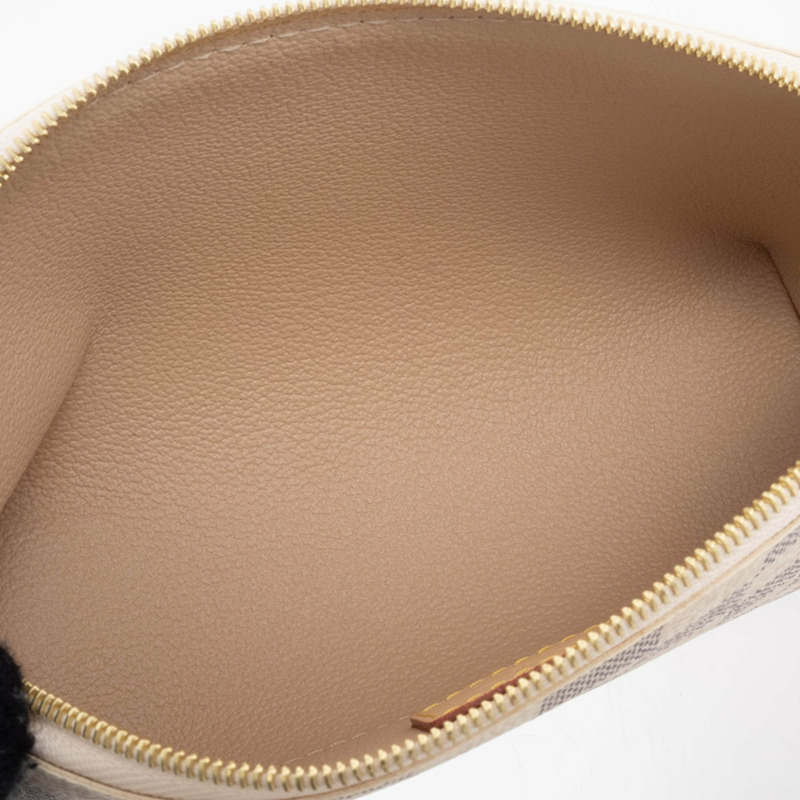 Louis Vuitton 手袋 Pochette Tick N60024 Damier Azur 帆布-13