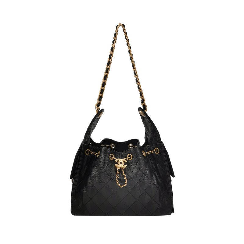 Chanel 25 Bag小號牛皮純色菱格絎縫單肩包-0