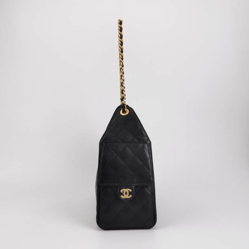 Chanel 25 Bag小號牛皮純色菱格絎縫單肩包-3