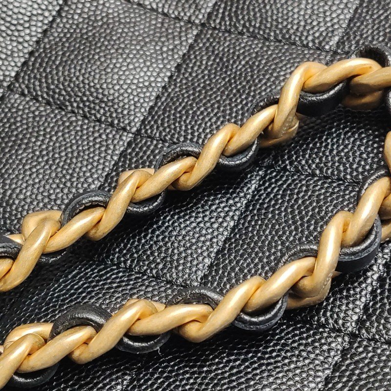 Chanel 25 Bag小號牛皮純色菱格絎縫單肩包-11