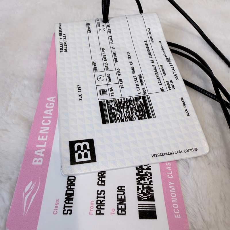Balenciaga✨巴黎世家 2025春夏機票鑰匙扣鈔票扣掛飾掛件-1