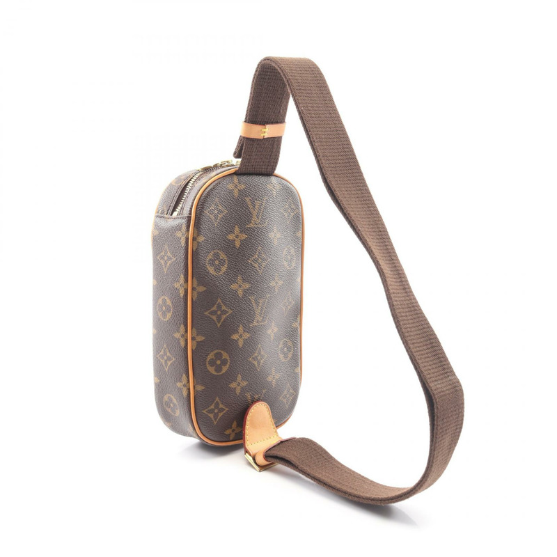 路易威登 Pochette Gange 腰包斜背包 M51870 Monogram 帆布 二手 LV-1
