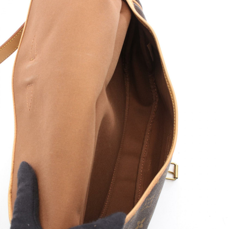 路易威登 Saumur 30 肩斜背包 M42256 Monogram 帆布 二手 LV-2