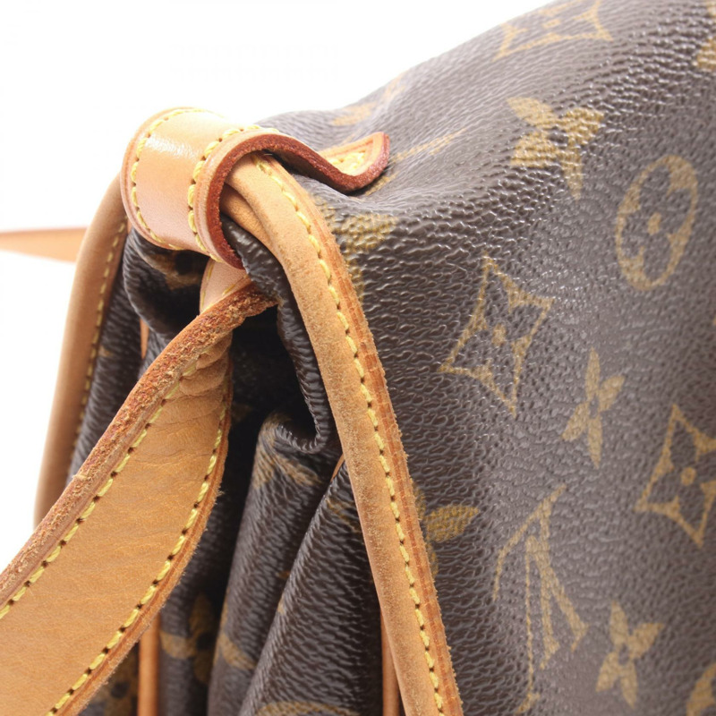 路易威登 Saumur 30 肩斜背包 M42256 Monogram 帆布 二手 LV-7