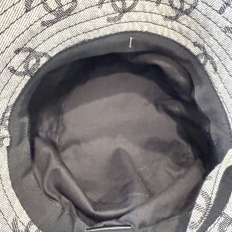 Chanel✨ 灰色雙C牛仔漁夫帽 #M-11