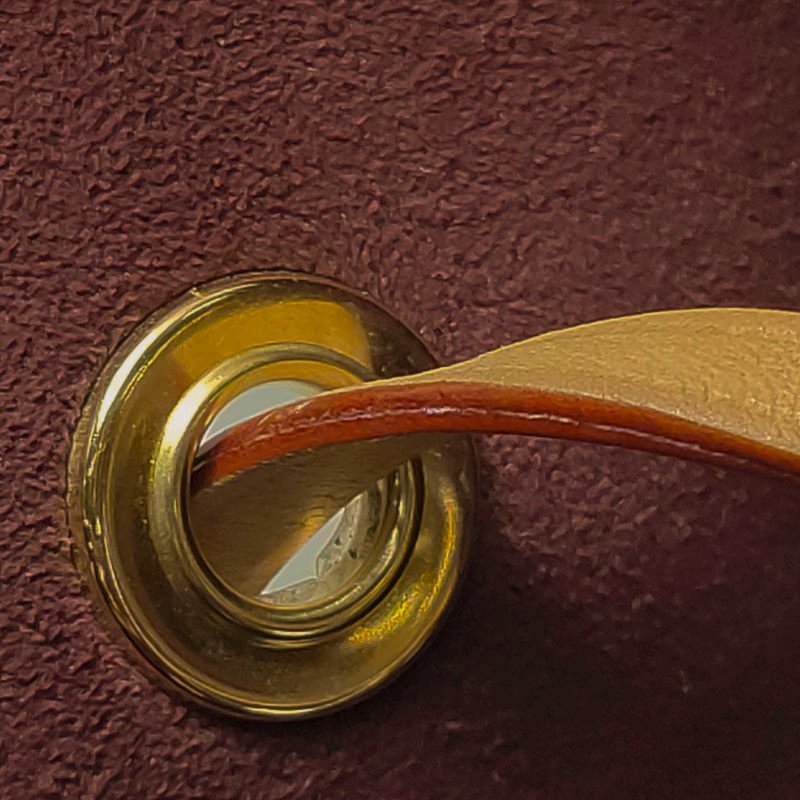 Louis Vuitton (LV)NEONOEBB植鞣革抽繩斜挎包款肩包晶片款-10