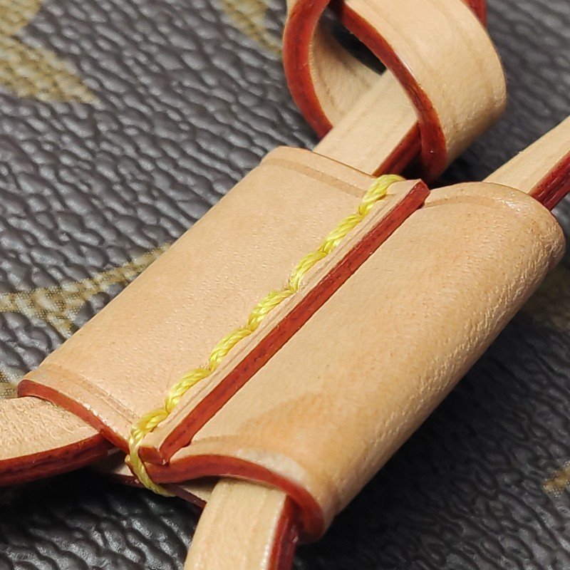 Louis Vuitton (LV)NEONOEBB植鞣革抽繩斜挎包款肩包晶片款-14