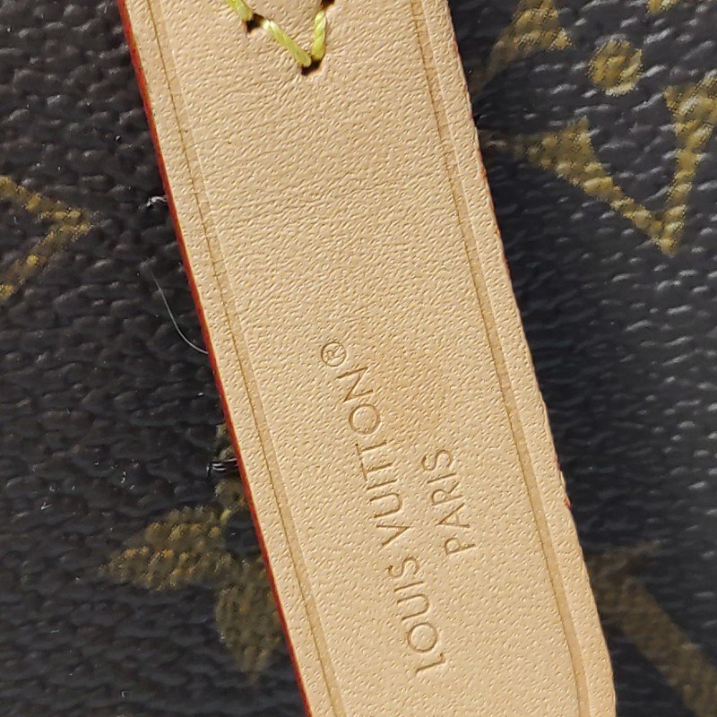 Louis Vuitton (LV)NEONOEBB植鞣革抽繩斜挎包款肩包晶片款-15