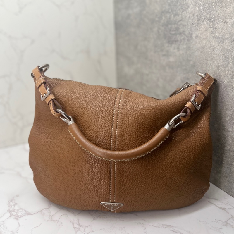 香緹國際精品 941 Prada 卡其肩背包-0