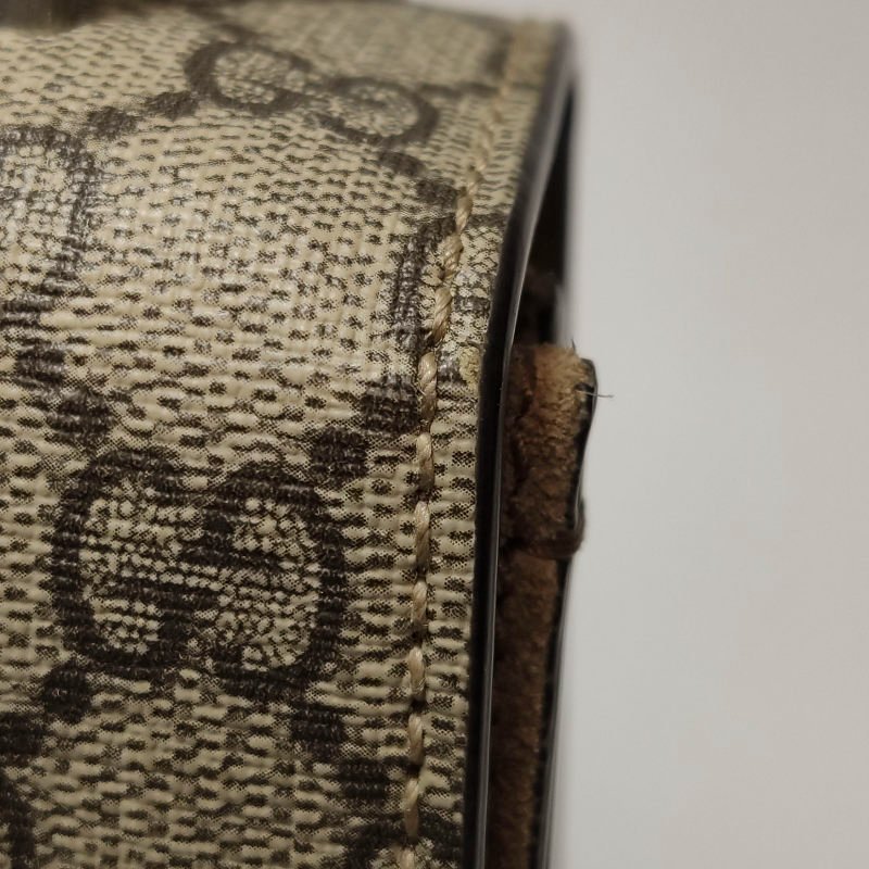 Gucci Dionysus酒神包中翻毛皮GG老花雙虎頭搭扣單肩包-15