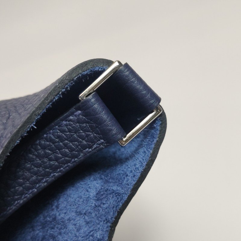 Hermes Picotin菜籃包18手提包Clemence(TC)牛皮銀扣71法國藍2Z午夜藍Z刻-10