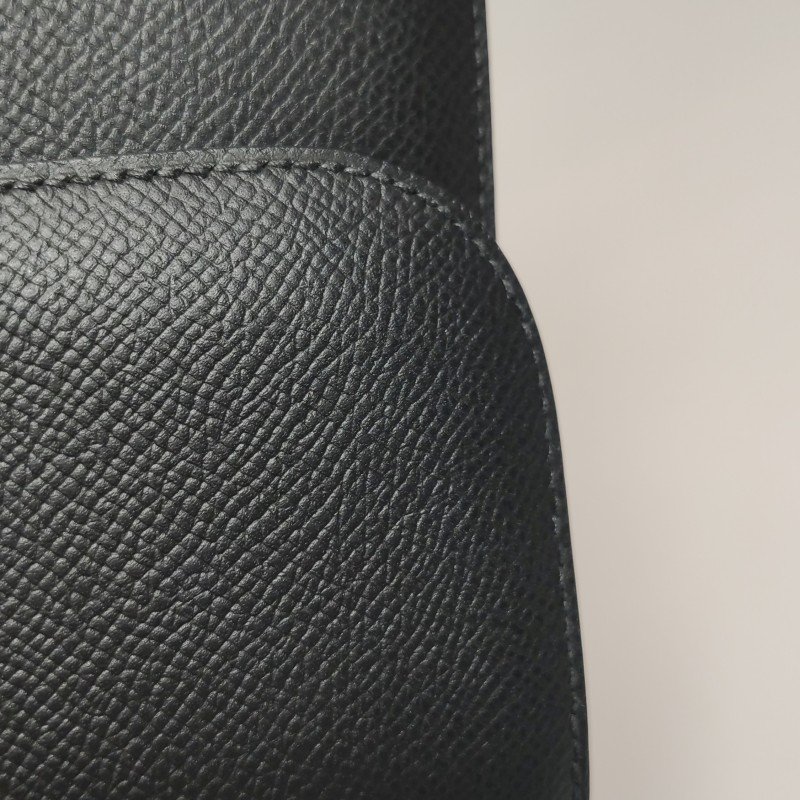 Hermes Constance康康19字母H扣單肩包Epsom牛皮金扣89黑色D刻-19