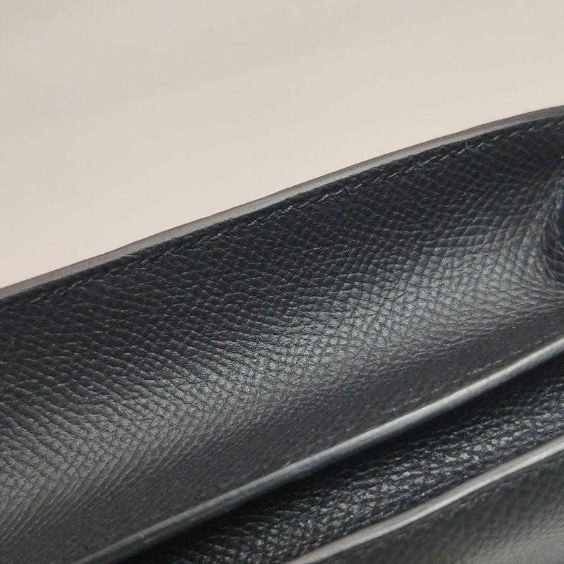 Hermes Constance康康19字母H扣單肩包Epsom牛皮金扣89黑色D刻-21