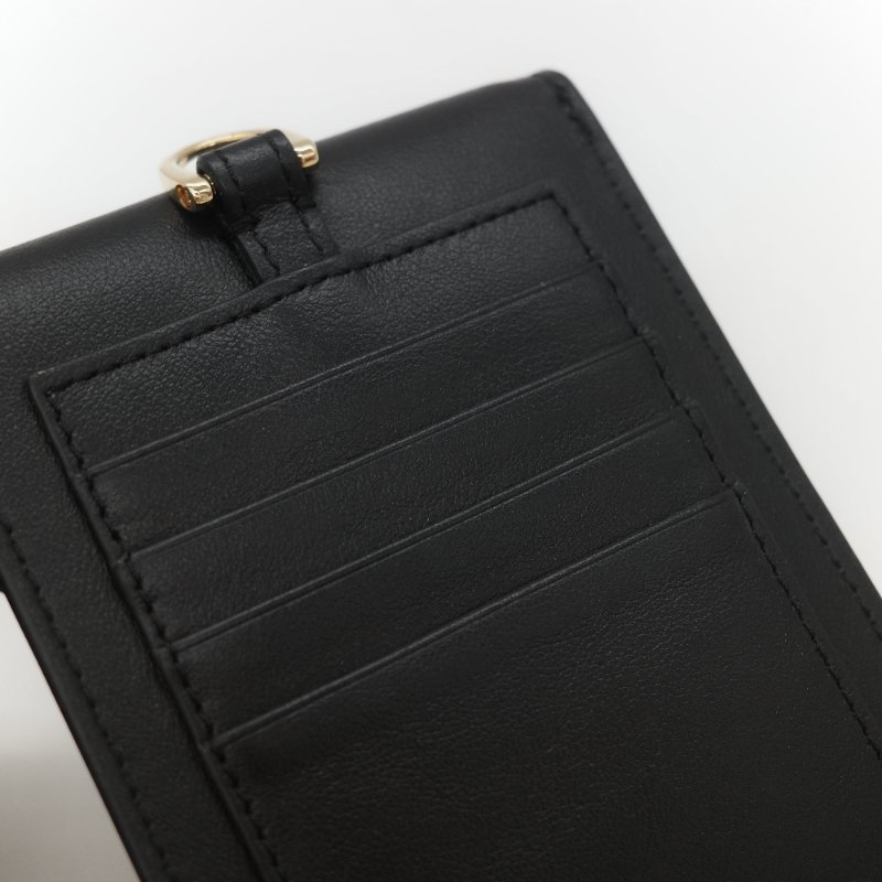 Tod’s Timeless T 黑色牛皮 手機包 耳機包 卡包 三合一 手提包 斜挎包 多功能-10