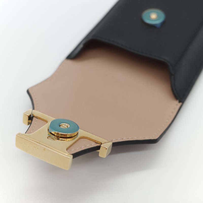 Tod’s Timeless T 黑色牛皮 手機包 耳機包 卡包 三合一 手提包 斜挎包 多功能-12