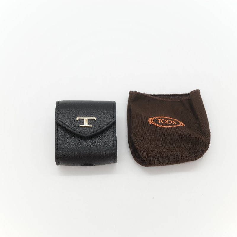 Tod’s Timeless T 黑色牛皮 手機包 耳機包 卡包 三合一 手提包 斜挎包 多功能-30