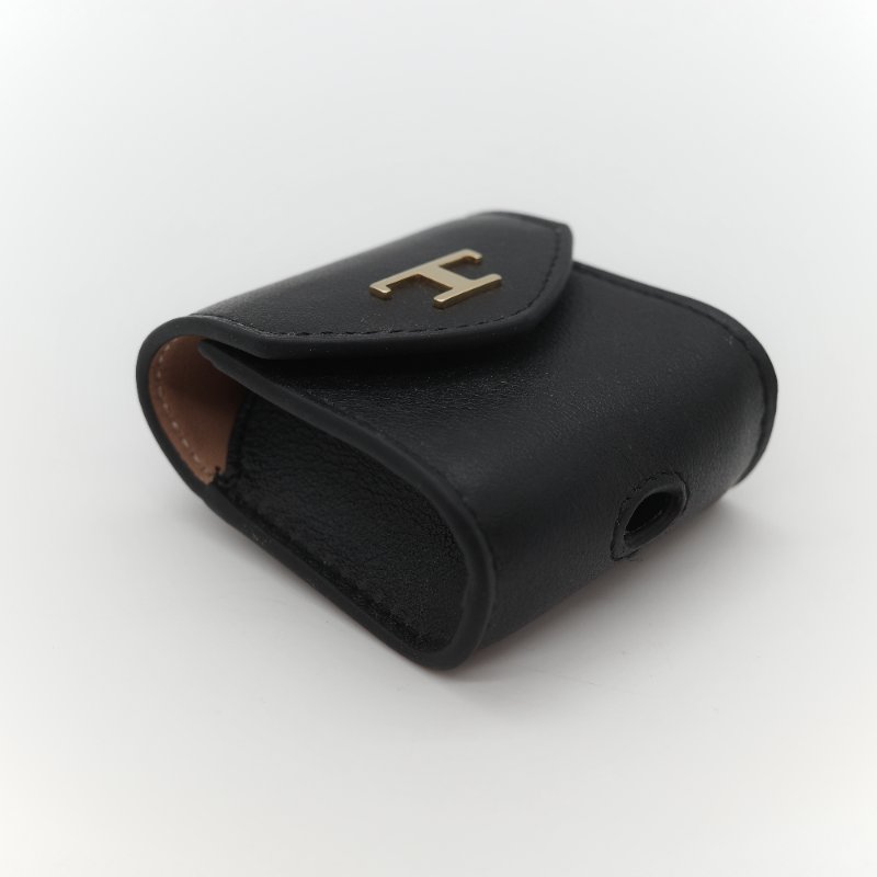 Tod’s Timeless T 黑色牛皮 手機包 耳機包 卡包 三合一 手提包 斜挎包 多功能-33