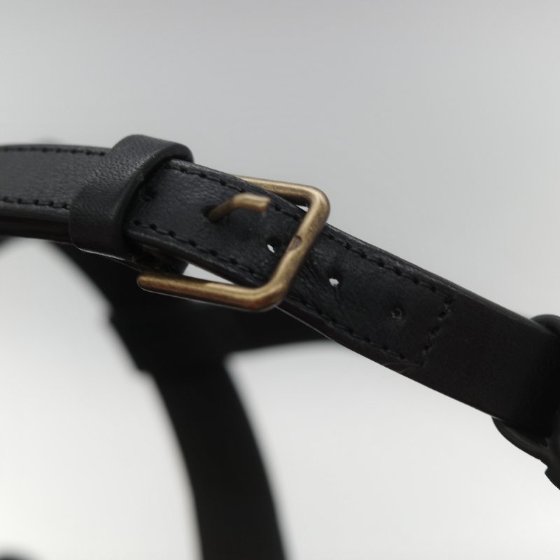 Saint Laurent 聖羅蘭 YSL 金屬 Logo 復古銅金 黑色牛皮 平底涼鞋-16