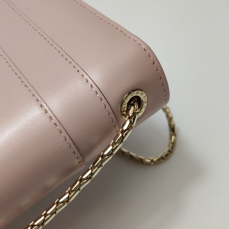 BVLGARI SerpentiForever蛇頭包小號牛皮純色蛇頭斜背包單肩包-11