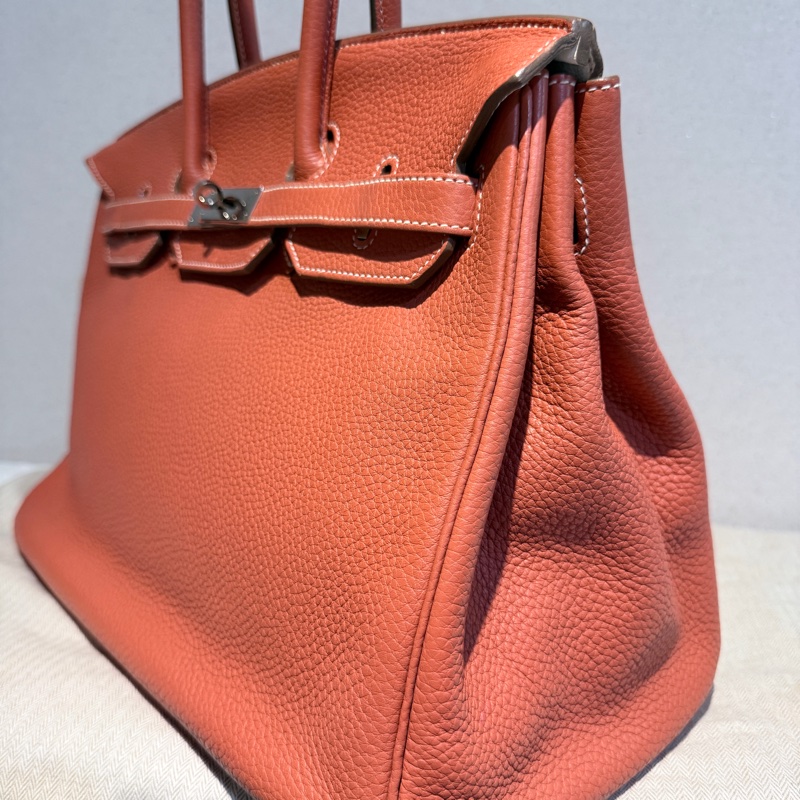 Hermes✨Birkin35 birkin 35 拼色鉑金包 55 rouge-9
