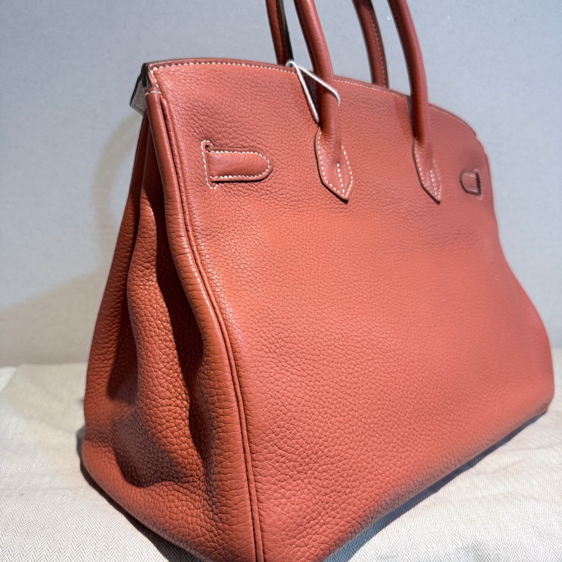 Hermes✨Birkin35 birkin 35 拼色鉑金包 55 rouge-10
