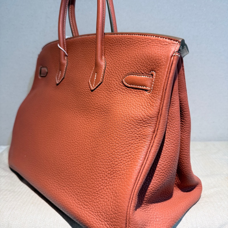 Hermes✨Birkin35 birkin 35 拼色鉑金包 55 rouge-11